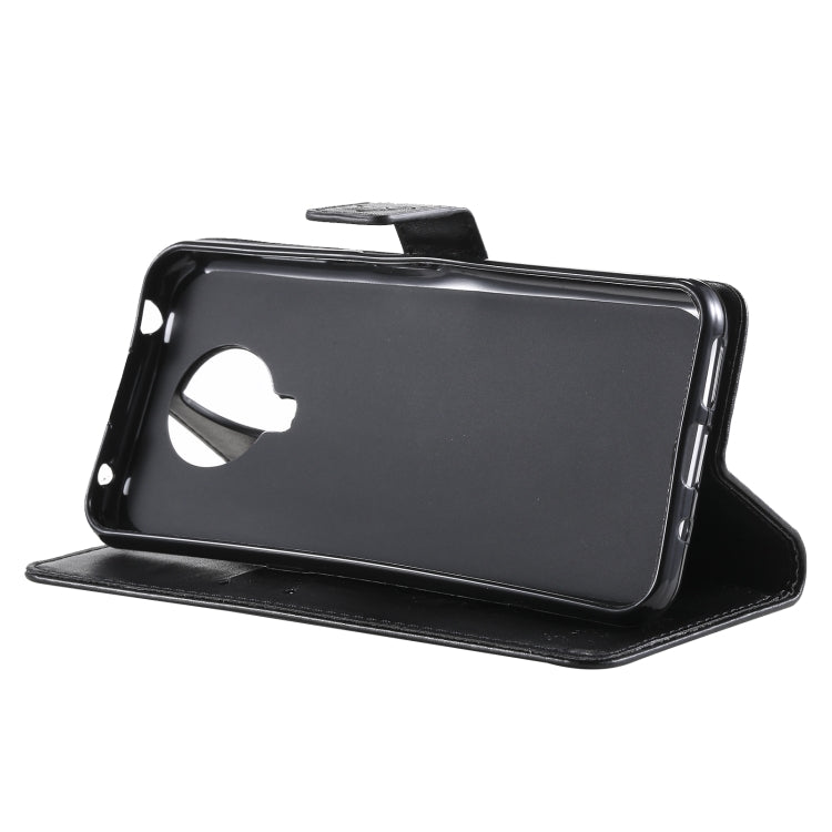 For Nokia G20 Tree & Cat Pattern Pressed Printing Horizontal Flip PU Leather Case with Holder & Card Slots & Wallet & Lanyard