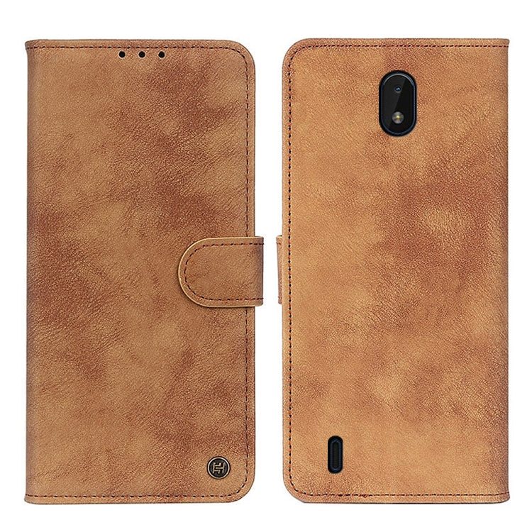 For Nokia C01 Plus Antelope Texture Magnetic Buckle Horizontal Flip PU Leather Case with Card Slots & Wallet & Holder
