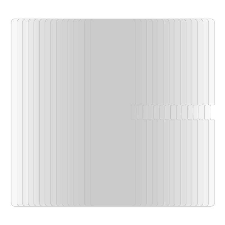 For Blackview Tab 9 4G 50 PCS 0.26mm 9H 2.5D Tempered Glass Film