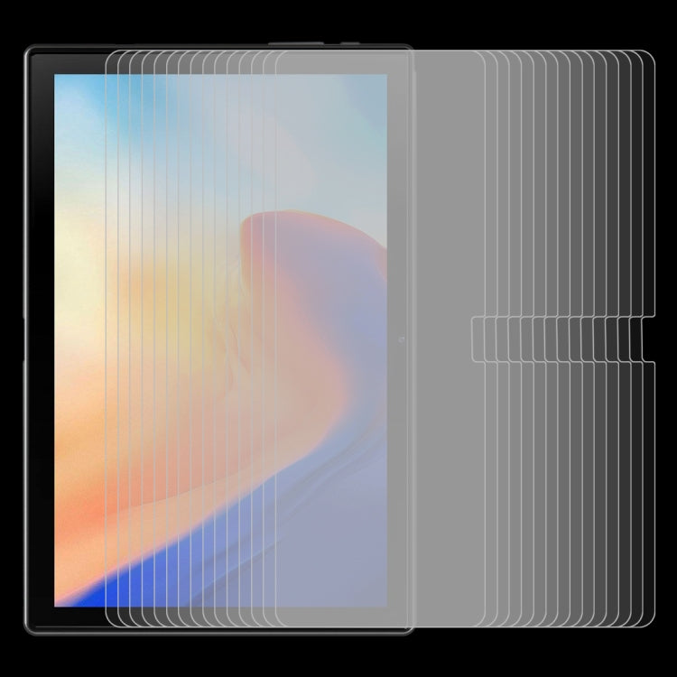 For Blackview Tab 8 50 PCS 0.26mm 9H 2.5D Tempered Glass Film
