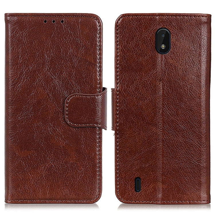 For Nokia C01 Plus Nappa Texture Horizontal Flip Leather Case with Holder & Card Slots & Wallet