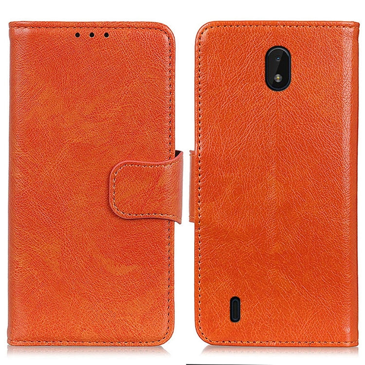 For Nokia C01 Plus Nappa Texture Horizontal Flip Leather Case with Holder & Card Slots & Wallet