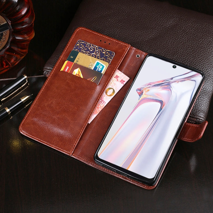 For Blackview A100 idewei Crazy Horse Texture Horizontal Flip Leather Case with Holder & Card Slots & Wallet
