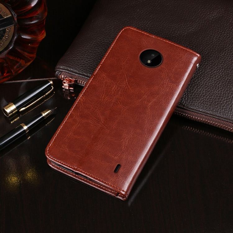For Nokia C20 idewei Crazy Horse Texture Horizontal Flip Leather Case with Holder & Card Slots & Wallet