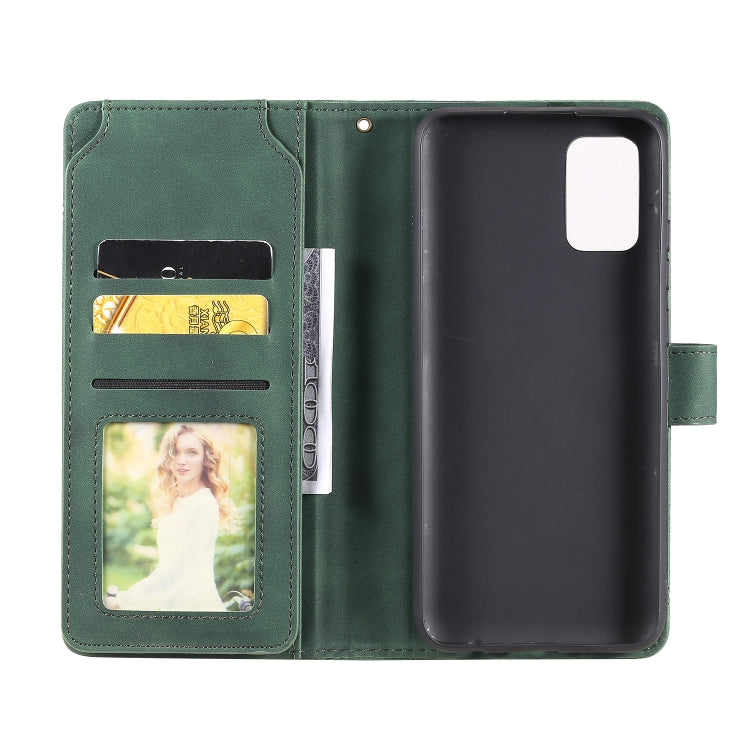 For Samsung Galaxy A02s EU Version Skin Feel Business Horizontal Flip PU Leather Case with Holder & Multi-Card Slots & Wallet & Lanyard & Photo Frame