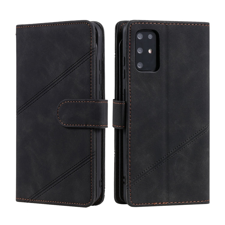 For Samsung Galaxy S20+ Skin Feel Business Horizontal Flip PU Leather Case with Holder & Multi-Card Slots & Wallet & Lanyard & Photo Frame
