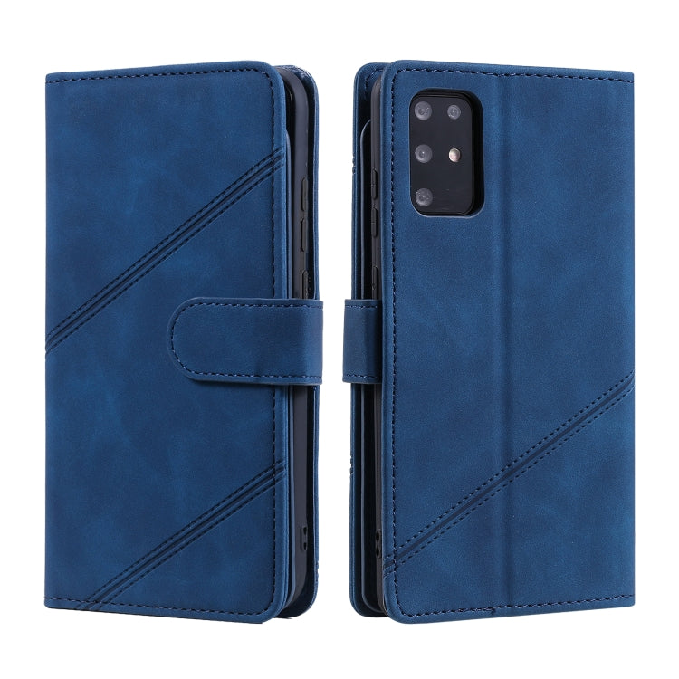 For Samsung Galaxy S20+ Skin Feel Business Horizontal Flip PU Leather Case with Holder & Multi-Card Slots & Wallet & Lanyard & Photo Frame