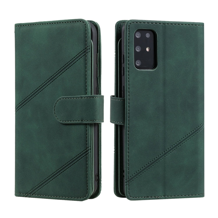 For Samsung Galaxy S20+ Skin Feel Business Horizontal Flip PU Leather Case with Holder & Multi-Card Slots & Wallet & Lanyard & Photo Frame