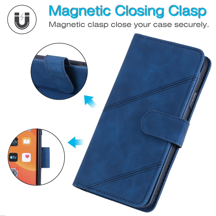 For Samsung Galaxy A40 Skin Feel Business Horizontal Flip PU Leather Case with Holder & Multi-Card Slots & Wallet & Lanyard & Photo Frame