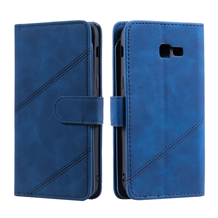 For Samsung Galaxy A5 2017 Skin Feel Business Horizontal Flip PU Leather Case with Holder & Multi-Card Slots & Wallet & Lanyard & Photo Frame