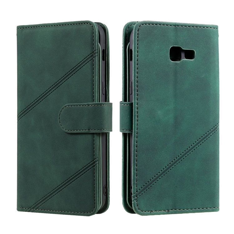 For Samsung Galaxy A5 2017 Skin Feel Business Horizontal Flip PU Leather Case with Holder & Multi-Card Slots & Wallet & Lanyard & Photo Frame