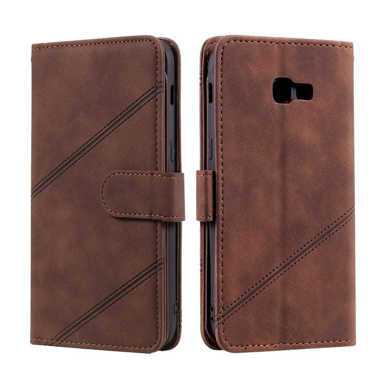 For Samsung Galaxy A5 2017 Skin Feel Business Horizontal Flip PU Leather Case with Holder & Multi-Card Slots & Wallet & Lanyard & Photo Frame