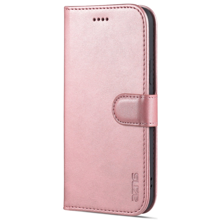 For iPhone 12 Pro AZNS Skin Feel Calf Texture Horizontal Flip Leather Case with Card Slots & Holder & Wallet