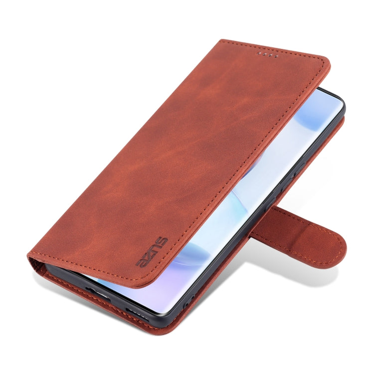 For Honor 50 AZNS Skin Feel Calf Texture Horizontal Flip Leather Case with Card Slots & Holder & Wallet