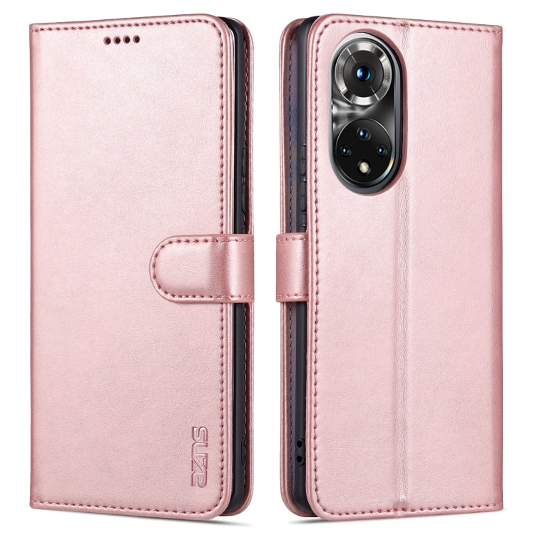 For Honor 50 AZNS Skin Feel Calf Texture Horizontal Flip Leather Case with Card Slots & Holder & Wallet
