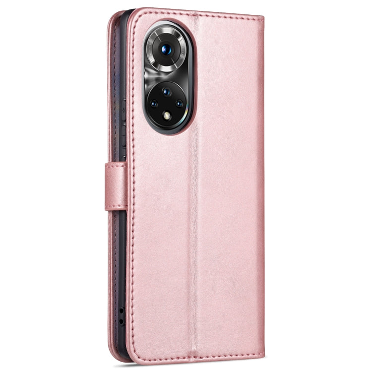 For Honor 50 AZNS Skin Feel Calf Texture Horizontal Flip Leather Case with Card Slots & Holder & Wallet