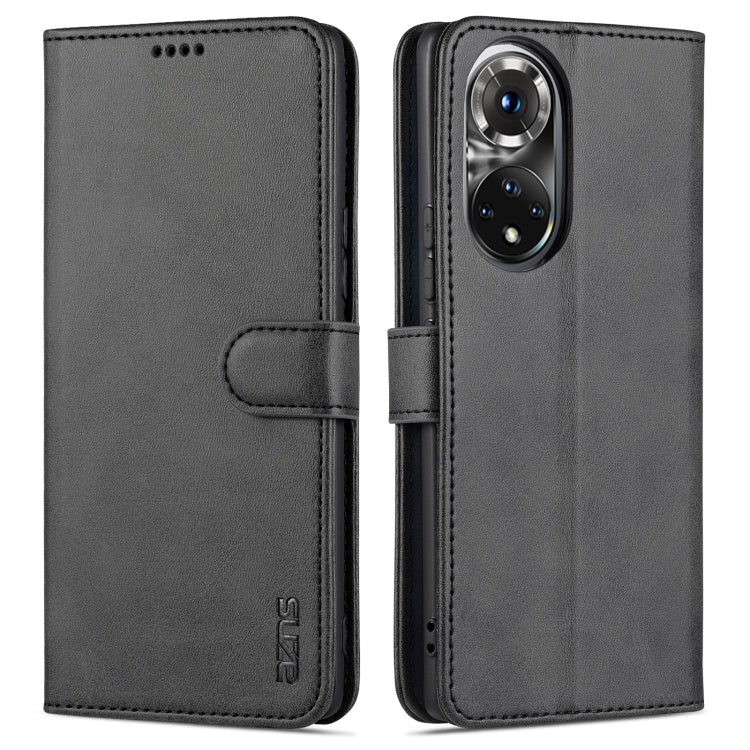 For Honor 50 AZNS Skin Feel Calf Texture Horizontal Flip Leather Case with Card Slots & Holder & Wallet