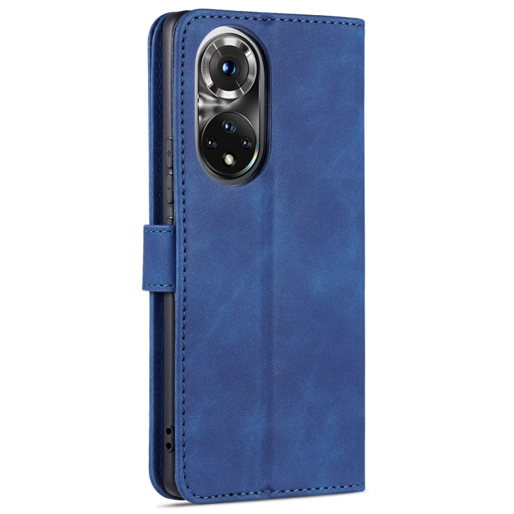 For Honor 50 AZNS Skin Feel Calf Texture Horizontal Flip Leather Case with Card Slots & Holder & Wallet