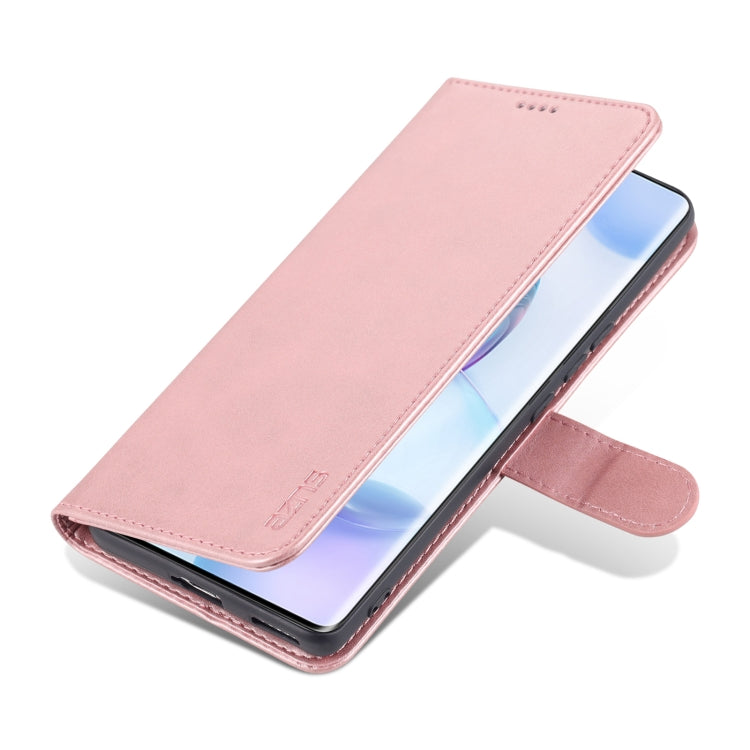 For Honor 50 Pro AZNS Skin Feel Calf Texture Horizontal Flip Leather Case with Card Slots & Holder & Wallet