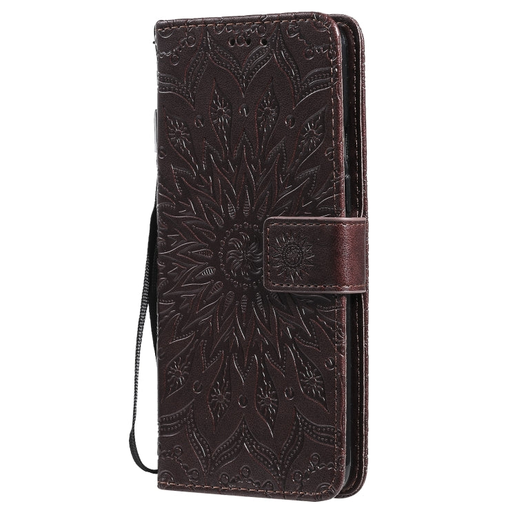 For OnePlus 9 Sun Embossing Pattern Horizontal Flip Leather Case with Card Slot & Holder & Wallet & Lanyard