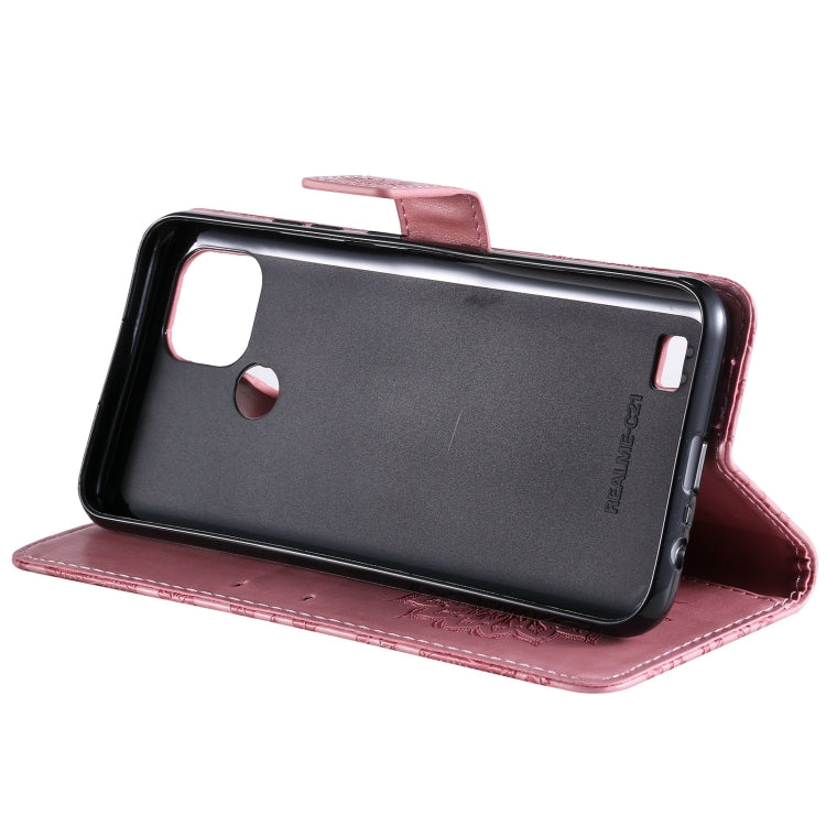 For OPPO Realme C20 / C21 Sun Embossing Pattern Horizontal Flip Leather Case with Card Slot & Holder & Wallet & Lanyard