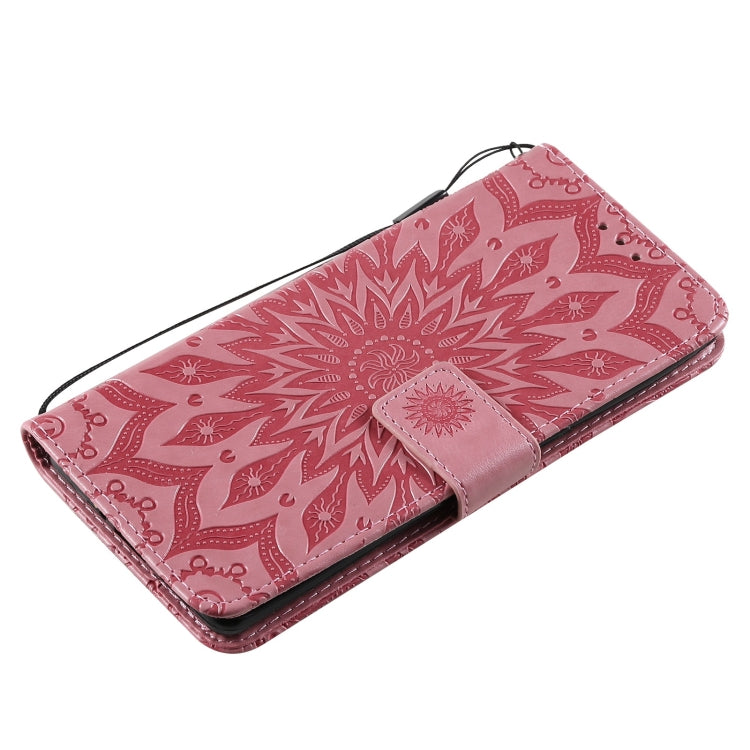 For OPPO Reno6 Pro+ 5G Sun Embossing Pattern Horizontal Flip Leather Case with Card Slot & Holder & Wallet & Lanyard