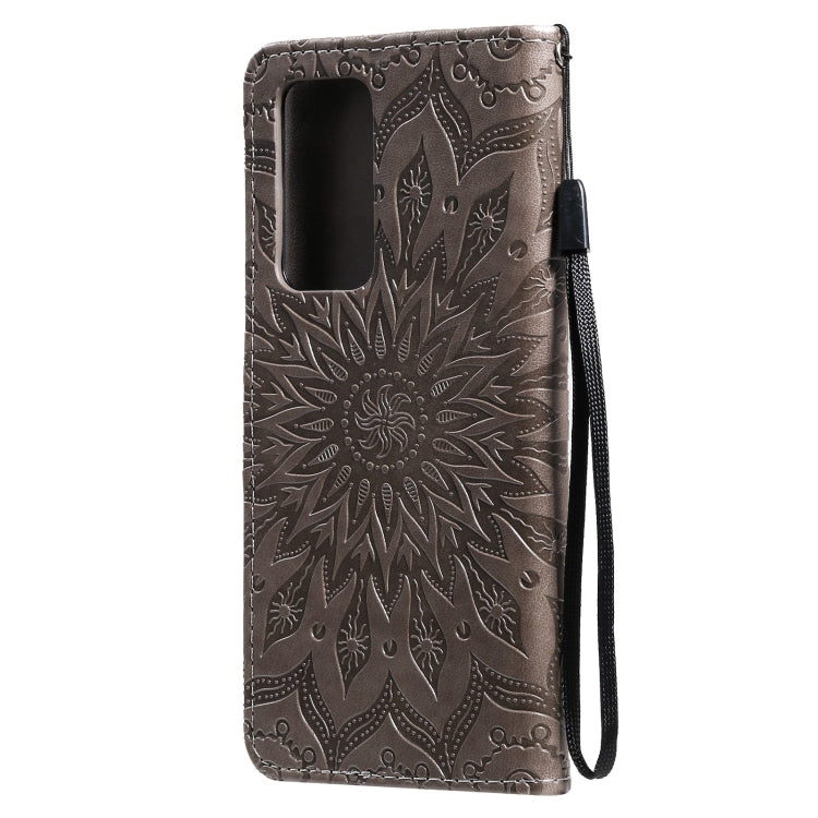 For OPPO Reno6 Pro+ 5G Sun Embossing Pattern Horizontal Flip Leather Case with Card Slot & Holder & Wallet & Lanyard