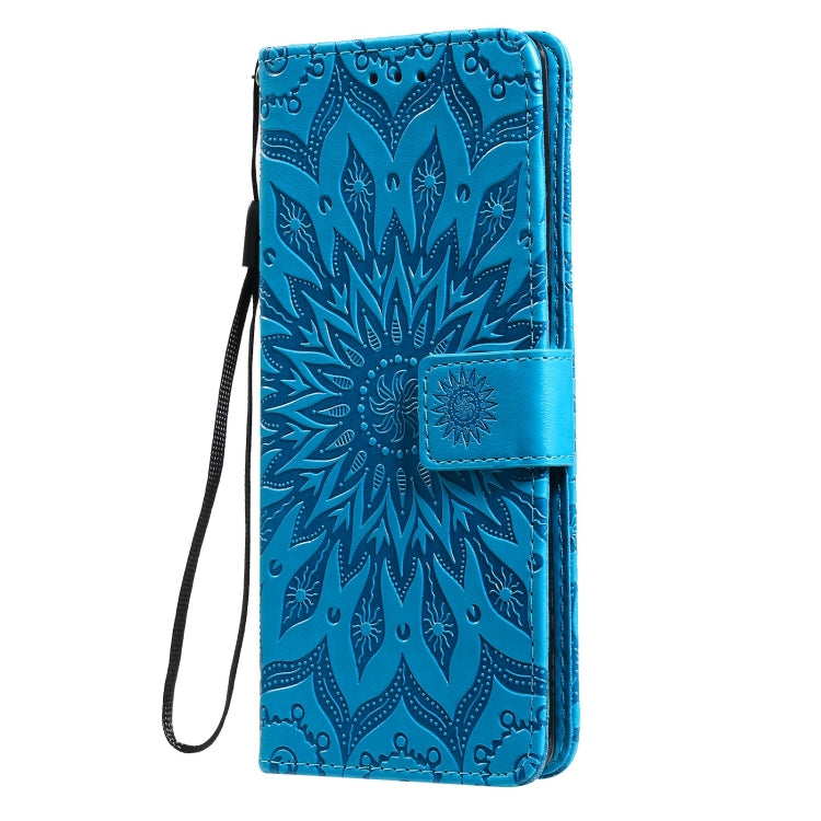 For OPPO Reno6 Pro+ 5G Sun Embossing Pattern Horizontal Flip Leather Case with Card Slot & Holder & Wallet & Lanyard