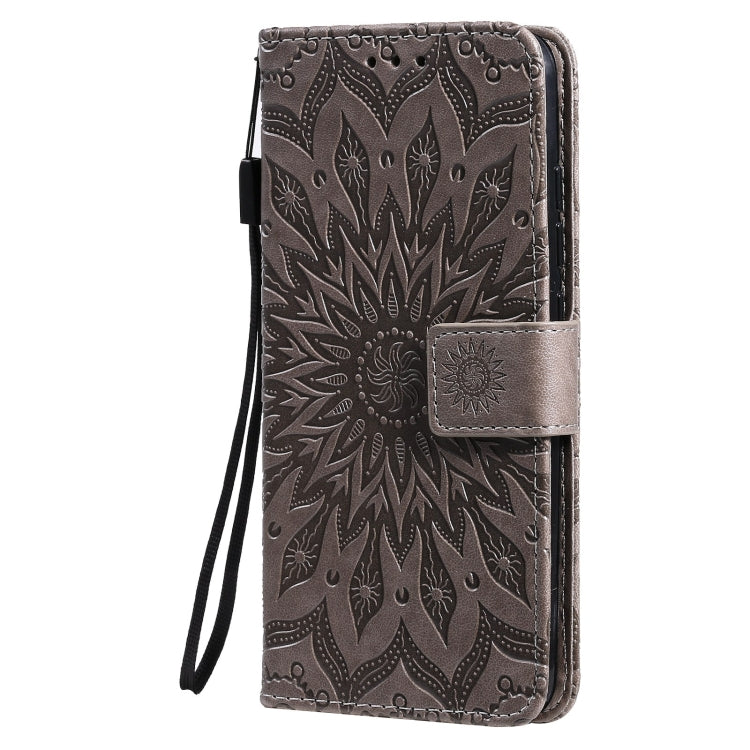 For vivo Y1s / Y90 / Y91C Sun Embossing Pattern Horizontal Flip Leather Case with Card Slot & Holder & Wallet & Lanyard