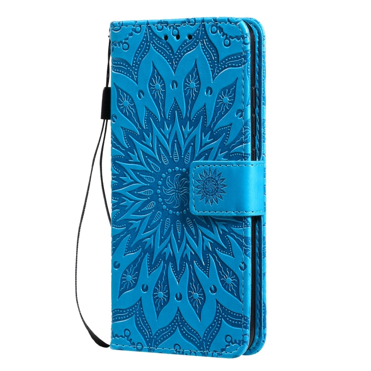 For vivo Y1s / Y90 / Y91C Sun Embossing Pattern Horizontal Flip Leather Case with Card Slot & Holder & Wallet & Lanyard