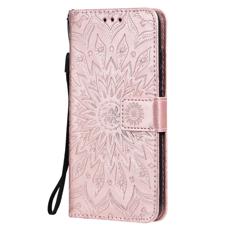 For vivo Y1s / Y90 / Y91C Sun Embossing Pattern Horizontal Flip Leather Case with Card Slot & Holder & Wallet & Lanyard