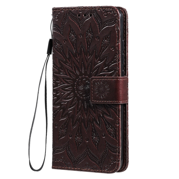 For vivo Y1s / Y90 / Y91C Sun Embossing Pattern Horizontal Flip Leather Case with Card Slot & Holder & Wallet & Lanyard