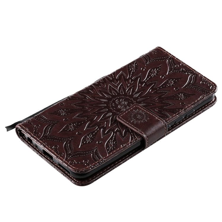 For vivo Y1s / Y90 / Y91C Sun Embossing Pattern Horizontal Flip Leather Case with Card Slot & Holder & Wallet & Lanyard