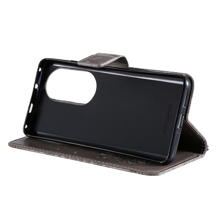 For Huawei P50 Pro Sun Embossing Pattern Horizontal Flip Leather Case with Card Slot & Holder & Wallet & Lanyard