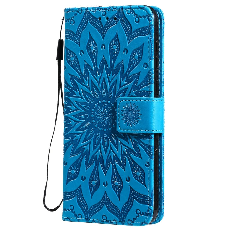 For Huawei P50 Sun Embossing Pattern Horizontal Flip Leather Case with Card Slot & Holder & Wallet & Lanyard