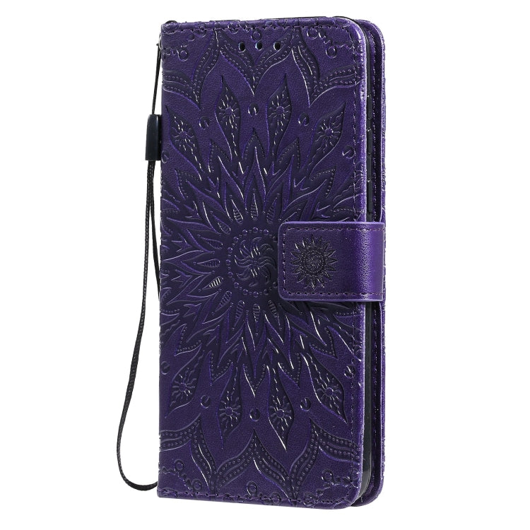 For Huawei P50 Sun Embossing Pattern Horizontal Flip Leather Case with Card Slot & Holder & Wallet & Lanyard
