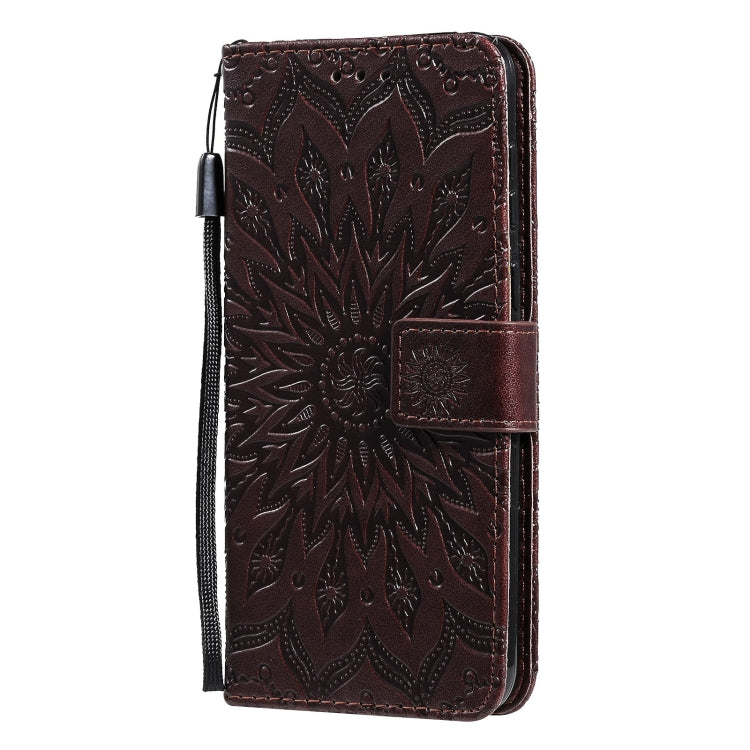 For Huawei P50 Sun Embossing Pattern Horizontal Flip Leather Case with Card Slot & Holder & Wallet & Lanyard