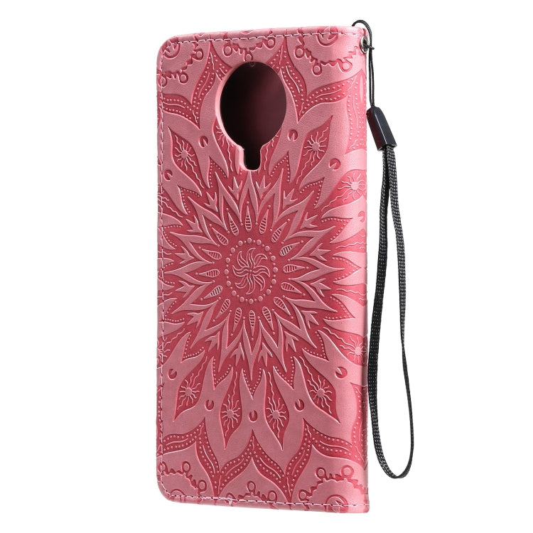 For Nokia 6.3 / G20 / G10 Sun Embossing Pattern Horizontal Flip Leather Case with Card Slot & Holder & Wallet & Lanyard