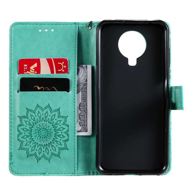 For Nokia 6.3 / G20 / G10 Sun Embossing Pattern Horizontal Flip Leather Case with Card Slot & Holder & Wallet & Lanyard