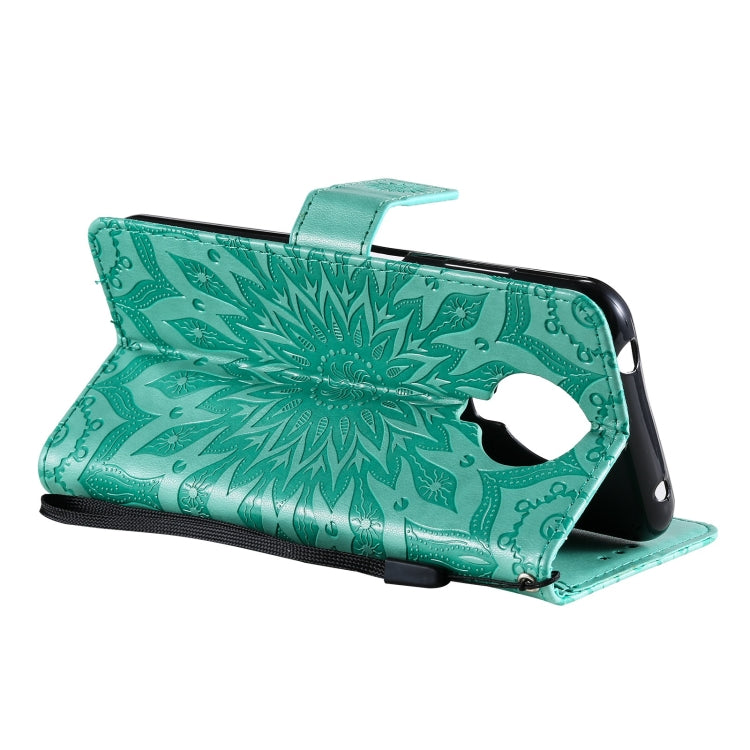 For Nokia 6.3 / G20 / G10 Sun Embossing Pattern Horizontal Flip Leather Case with Card Slot & Holder & Wallet & Lanyard