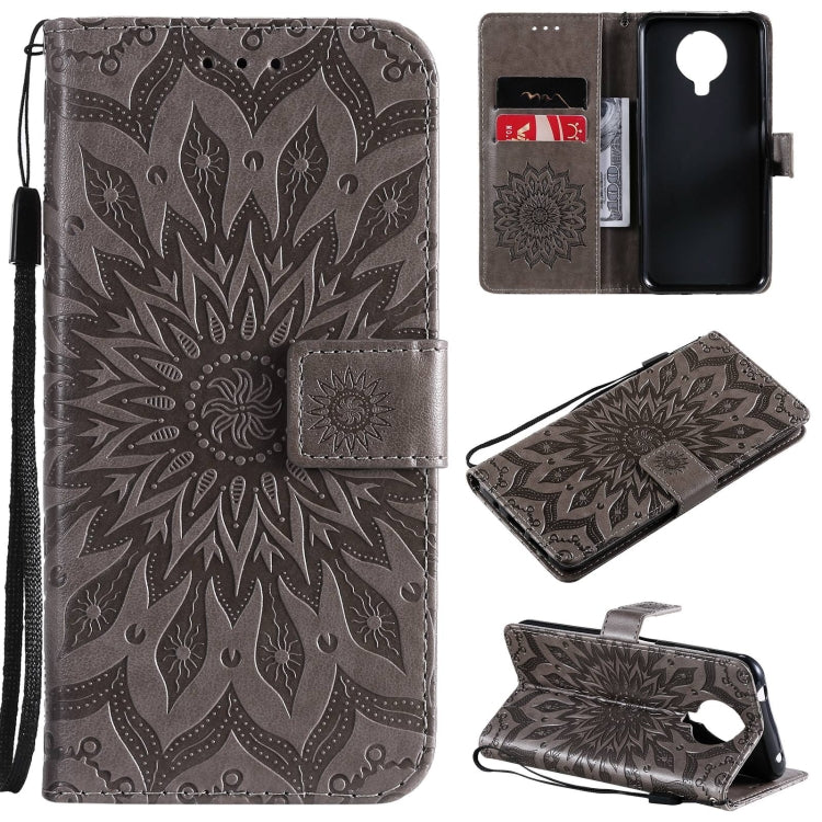 For Nokia 6.3 / G20 / G10 Sun Embossing Pattern Horizontal Flip Leather Case with Card Slot & Holder & Wallet & Lanyard