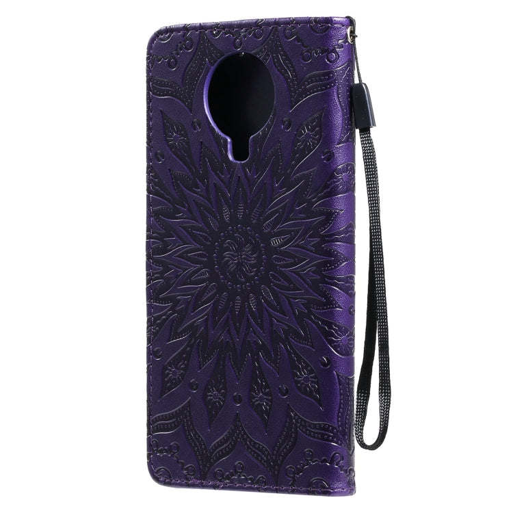 For Nokia 6.3 / G20 / G10 Sun Embossing Pattern Horizontal Flip Leather Case with Card Slot & Holder & Wallet & Lanyard