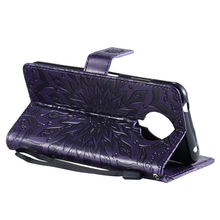 For Nokia 6.3 / G20 / G10 Sun Embossing Pattern Horizontal Flip Leather Case with Card Slot & Holder & Wallet & Lanyard