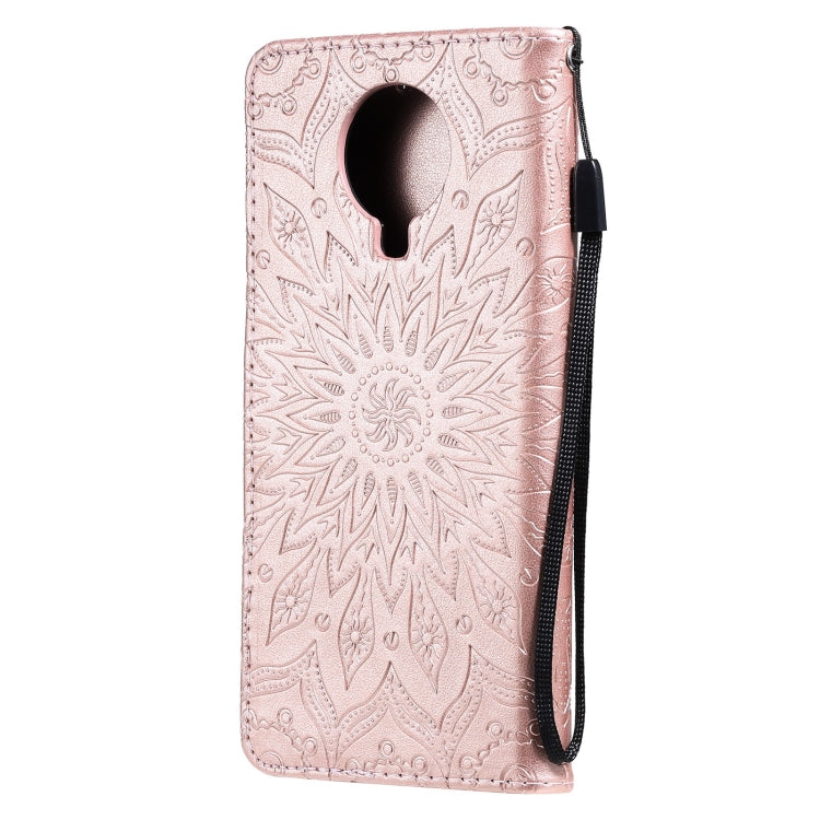 For Nokia 6.3 / G20 / G10 Sun Embossing Pattern Horizontal Flip Leather Case with Card Slot & Holder & Wallet & Lanyard