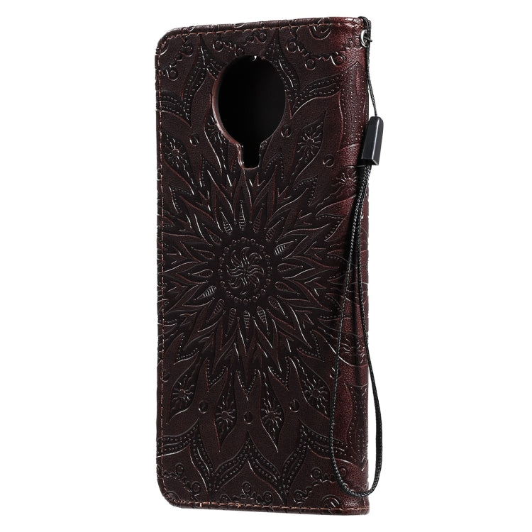 For Nokia 6.3 / G20 / G10 Sun Embossing Pattern Horizontal Flip Leather Case with Card Slot & Holder & Wallet & Lanyard