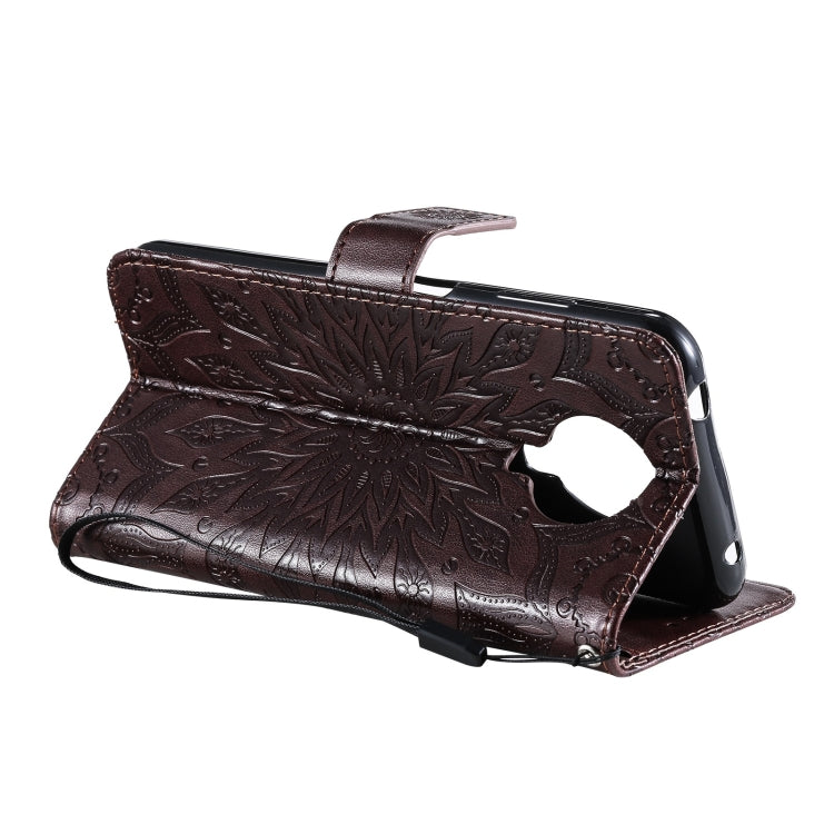 For Nokia 6.3 / G20 / G10 Sun Embossing Pattern Horizontal Flip Leather Case with Card Slot & Holder & Wallet & Lanyard