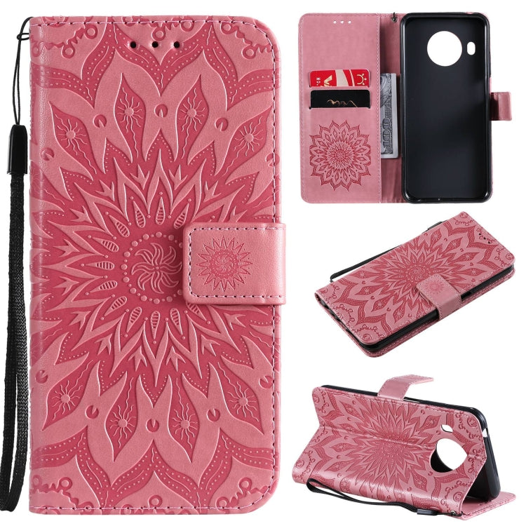For Nokia X20 / X10 Sun Embossing Pattern Horizontal Flip Leather Case with Card Slot & Holder & Wallet & Lanyard