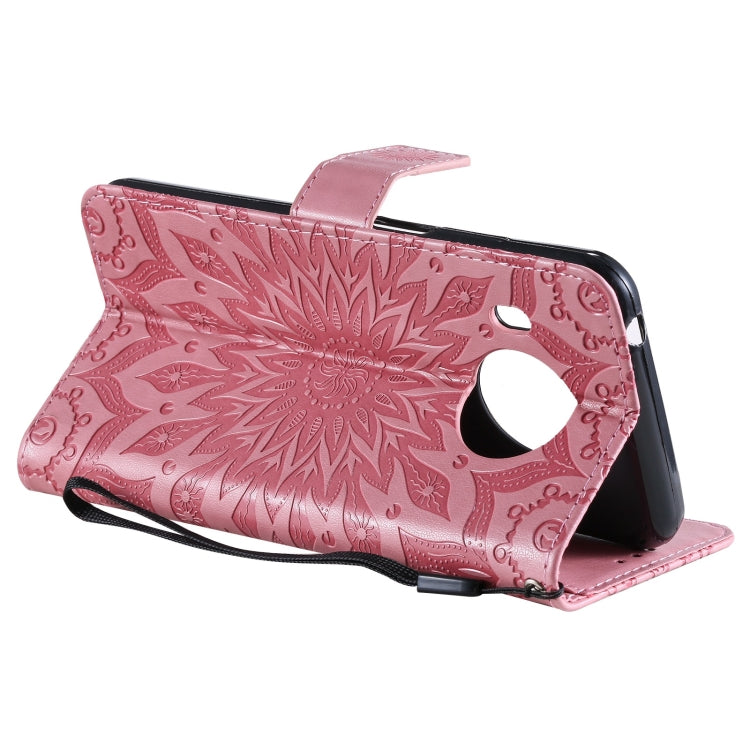 For Nokia X20 / X10 Sun Embossing Pattern Horizontal Flip Leather Case with Card Slot & Holder & Wallet & Lanyard