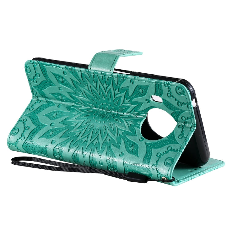 For Nokia X20 / X10 Sun Embossing Pattern Horizontal Flip Leather Case with Card Slot & Holder & Wallet & Lanyard