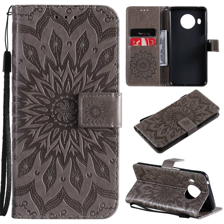For Nokia X20 / X10 Sun Embossing Pattern Horizontal Flip Leather Case with Card Slot & Holder & Wallet & Lanyard